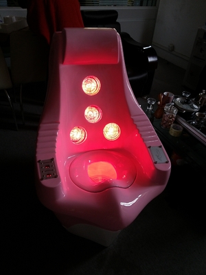 Smoked Pink Sit Infrared Therapy Machine For Meridian Massage