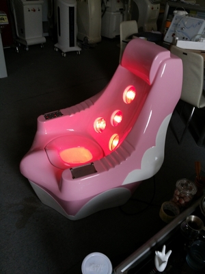 Smoked Pink Sit Infrared Therapy Machine For Meridian Massage